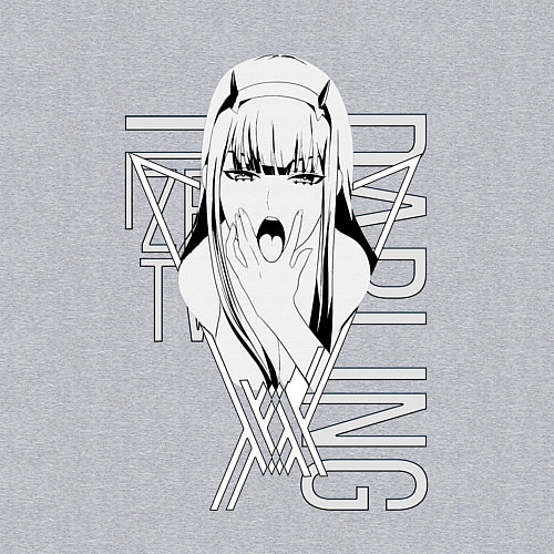 Мужской свитшот Zero Two / Меланж – фото 3