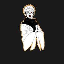 Свитшот хлопковый мужской Сукуна, цвет: черный — фото 2