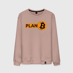 Мужской свитшот BITCOIN PLAN B