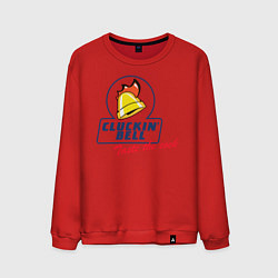 Свитшот хлопковый мужской CLUCKIN BELL GTA, цвет: красный