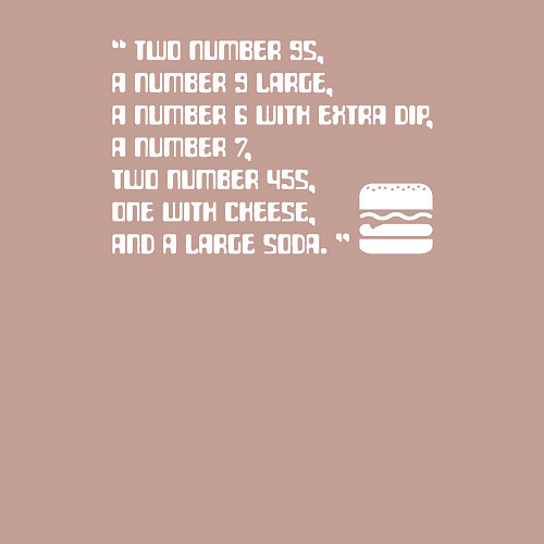 Мужской свитшот Grand Theft Auto FAST FOOD - Big Smoke meme / Пыльно-розовый – фото 3