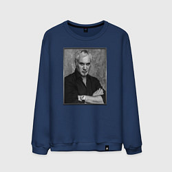 Свитшот хлопковый мужской Валерий Меладзе, цвет: тёмно-синий