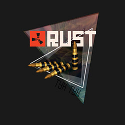 Свитшот хлопковый мужской Rust Стучим в дверь соседу Раст, цвет: черный — фото 2