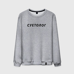 Мужской свитшот Суетолог