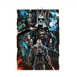 Свитшот хлопковый мужской Witcher, цвет: белый — фото 2