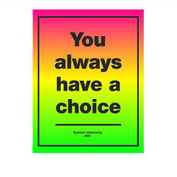 Свитшот хлопковый мужской You always have a choice, цвет: белый — фото 2