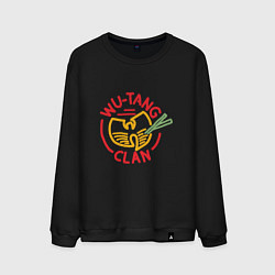 Свитшот хлопковый мужской Wu-Tang Clan, цвет: черный