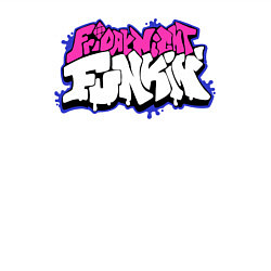 Свитшот хлопковый мужской Friday Night Funkin, лого, цвет: белый — фото 2