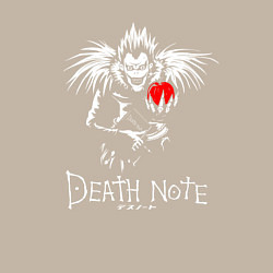 Свитшот хлопковый мужской DEATH NOTE ТЕТРАДЬ СМЕРТИ, цвет: миндальный — фото 2