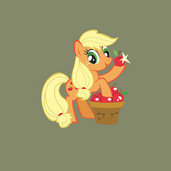 Свитшот хлопковый мужской Applejack, цвет: авокадо — фото 2