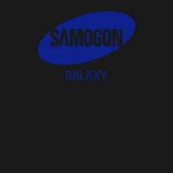 Свитшот хлопковый мужской Samogon galaxy, цвет: черный — фото 2