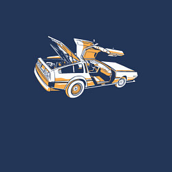 Свитшот хлопковый мужской DeLorean DMC-12, цвет: тёмно-синий — фото 2