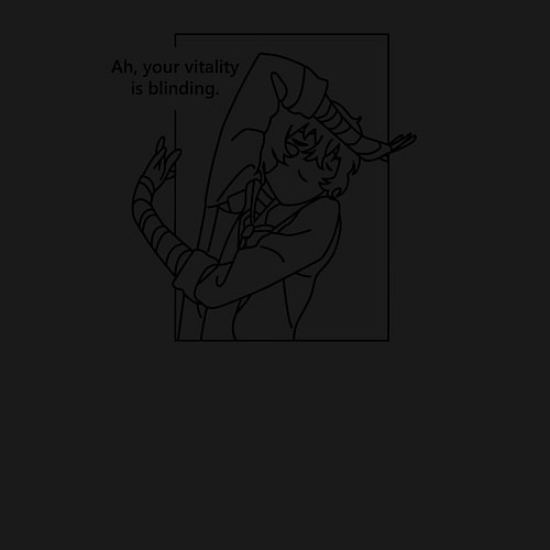 Мужской свитшот Дазай Осаму Bungou Stray Dogs / Черный – фото 3