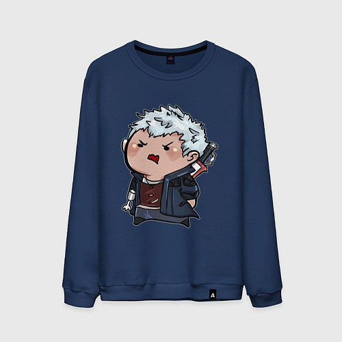 Мужской свитшот Baby Nero / Тёмно-синий – фото 1