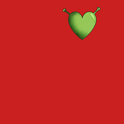 Свитшот хлопковый мужской Шрек Love, цвет: красный — фото 2