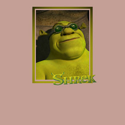 Свитшот хлопковый мужской Шрек в очках, цвет: пыльно-розовый — фото 2