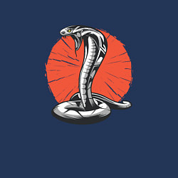 Свитшот хлопковый мужской Японская Кобра Japan Cobra, цвет: тёмно-синий — фото 2