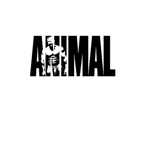 Мужской свитшот ANIMAL ЭНИМАЛ / Белый – фото 3