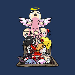 Свитшот хлопковый мужской THE BINDING OF ISAAC, цвет: тёмно-синий — фото 2