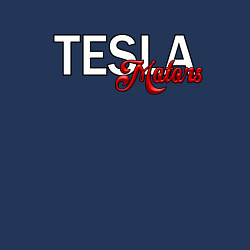 Свитшот хлопковый мужской TESLA MOTORS ТЕСЛА, цвет: тёмно-синий — фото 2