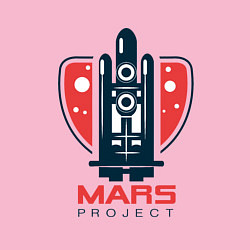 Свитшот хлопковый мужской Mars Project, цвет: светло-розовый — фото 2