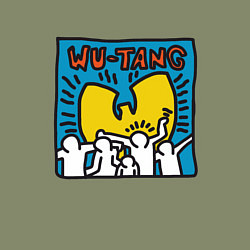 Свитшот хлопковый мужской Wu-Tang People, цвет: авокадо — фото 2