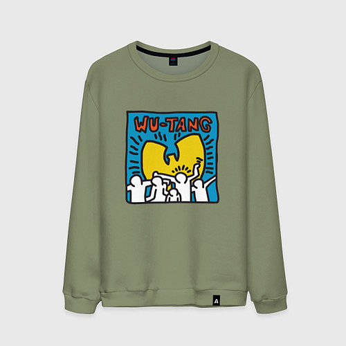 Мужской свитшот Wu-Tang People / Авокадо – фото 1