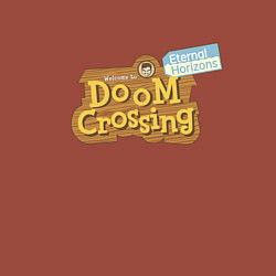 Свитшот хлопковый мужской Doom crossing, цвет: кирпичный — фото 2