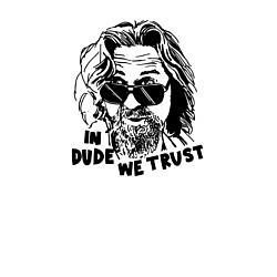 Свитшот хлопковый мужской In Dude we trust, цвет: белый — фото 2