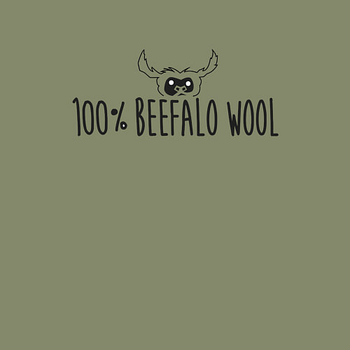 Мужской свитшот Стопроцентная шесть бифало / Авокадо – фото 3