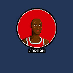 Свитшот хлопковый мужской Retro Jordan, цвет: тёмно-синий — фото 2