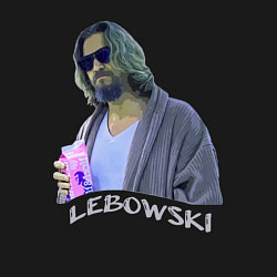 Свитшот хлопковый мужской Большой Лебовски Чувак, цвет: черный — фото 2