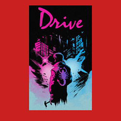 Свитшот хлопковый мужской DRIVE фильм, цвет: красный — фото 2