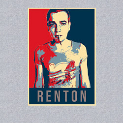 Свитшот хлопковый мужской Renton, цвет: меланж — фото 2