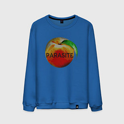 Свитшот хлопковый мужской Parasite Peach, цвет: синий