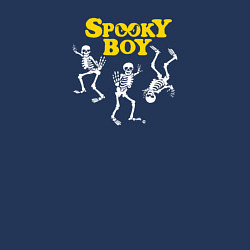 Свитшот хлопковый мужской Spooky boy, цвет: тёмно-синий — фото 2