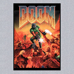 Свитшот хлопковый мужской DOOM игра, цвет: меланж — фото 2