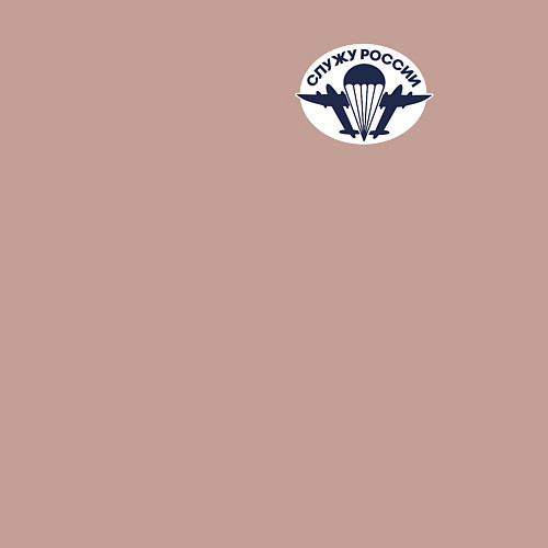 Мужской свитшот ВДВ Служу России / Пыльно-розовый – фото 3