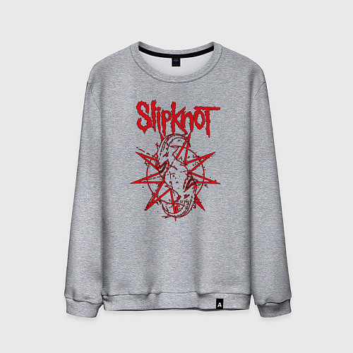 Мужской свитшот Slipknot Slip Goats Art / Меланж – фото 1