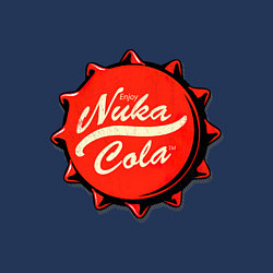 Свитшот хлопковый мужской Nuka Cola Fallout, цвет: тёмно-синий — фото 2