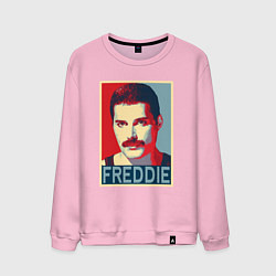 Свитшот хлопковый мужской Freddie, цвет: светло-розовый