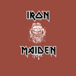 Свитшот хлопковый мужской IRON MAIDEN АЙРОН МЕЙДЕН Z, цвет: кирпичный — фото 2