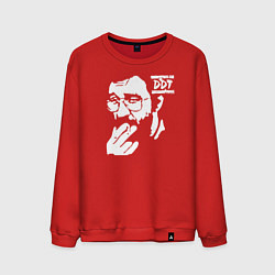 Свитшот хлопковый мужской DDT Юрий Шевчук, цвет: красный