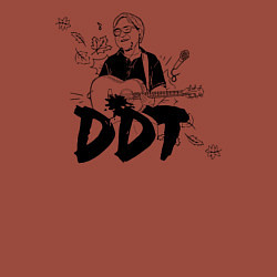 Свитшот хлопковый мужской DDT Юрий Шевчук, цвет: кирпичный — фото 2