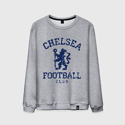 Свитшот хлопковый мужской Chelsea FC: Lion, цвет: меланж