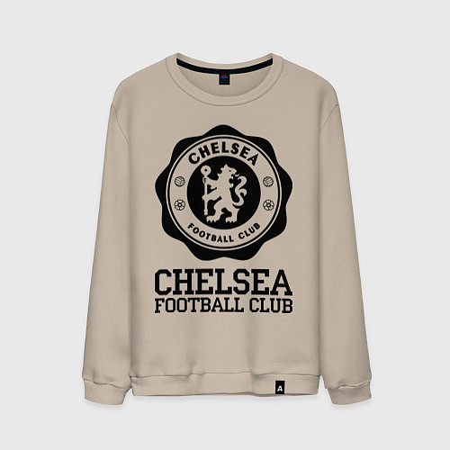 Мужской свитшот Chelsea FC: Emblem / Миндальный – фото 1