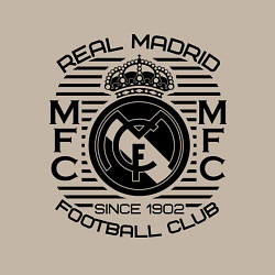 Свитшот хлопковый мужской Real Madrid MFC, цвет: миндальный — фото 2