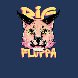 Свитшот хлопковый мужской Big Cat Floppa, цвет: тёмно-синий — фото 2