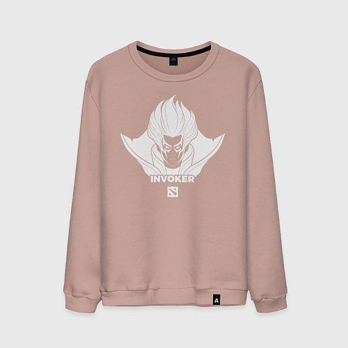 Мужской свитшот Invoker из Доты 2 / Пыльно-розовый – фото 1