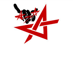 Свитшот хлопковый мужской Алиса коза, цвет: белый — фото 2